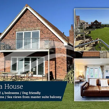 Britannia House - Seaview And Balcony - Part Of The The Bay Village With Pool, Gym And Direct Access, Pub, Restaurant, Tennis And Meadows Walks * Filey